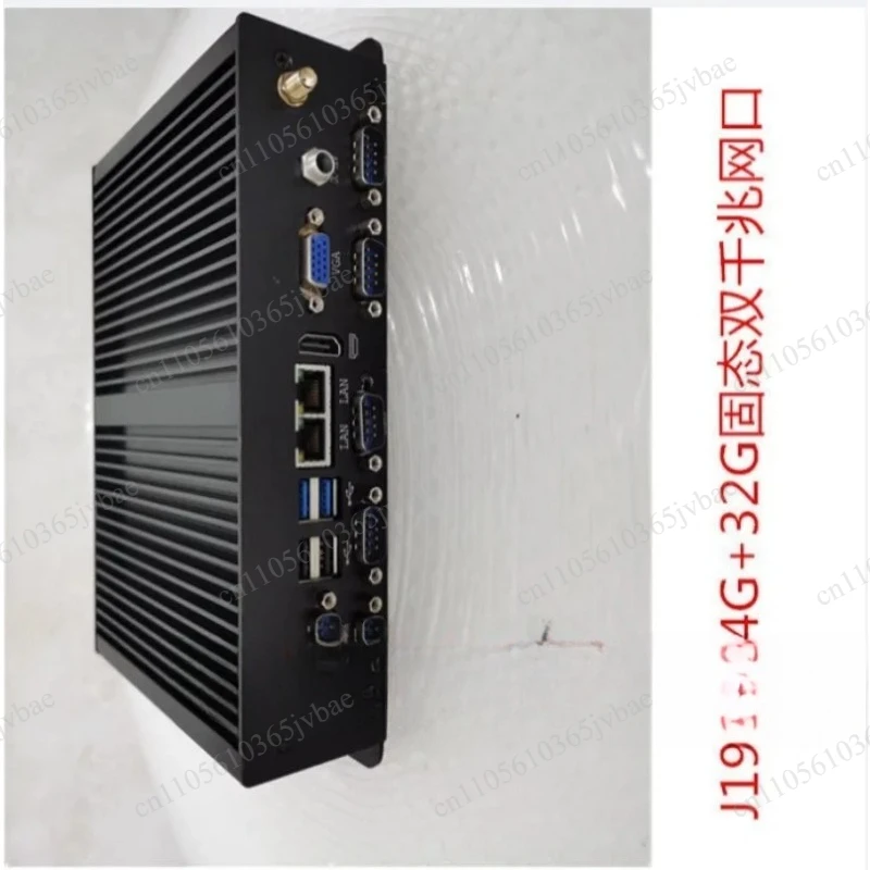 J1900 Mini Industrial Computer Dual Gigabit Network Port Multi-Serial Port Multi-USB Industrial Host