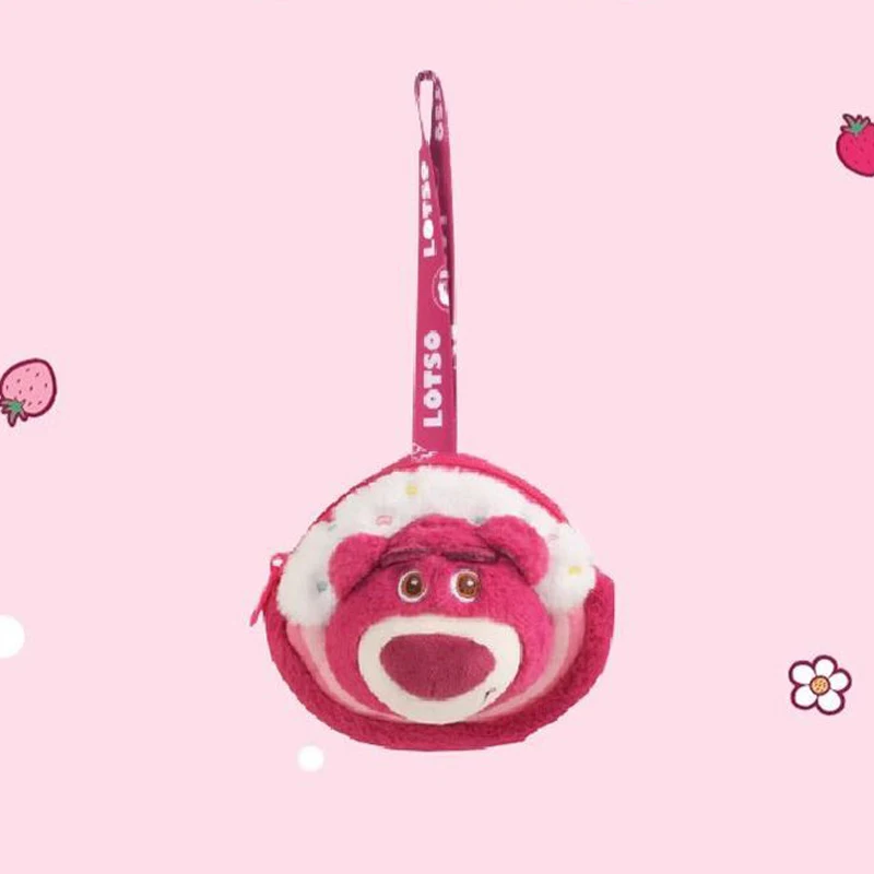 ディズニー ロッツォ ぬいぐるみ コインパース かわいい漫画のジッパー付き小さな財布 ポータブル ミニマネーポーチ 女の子や子供へのギフト 日常使用