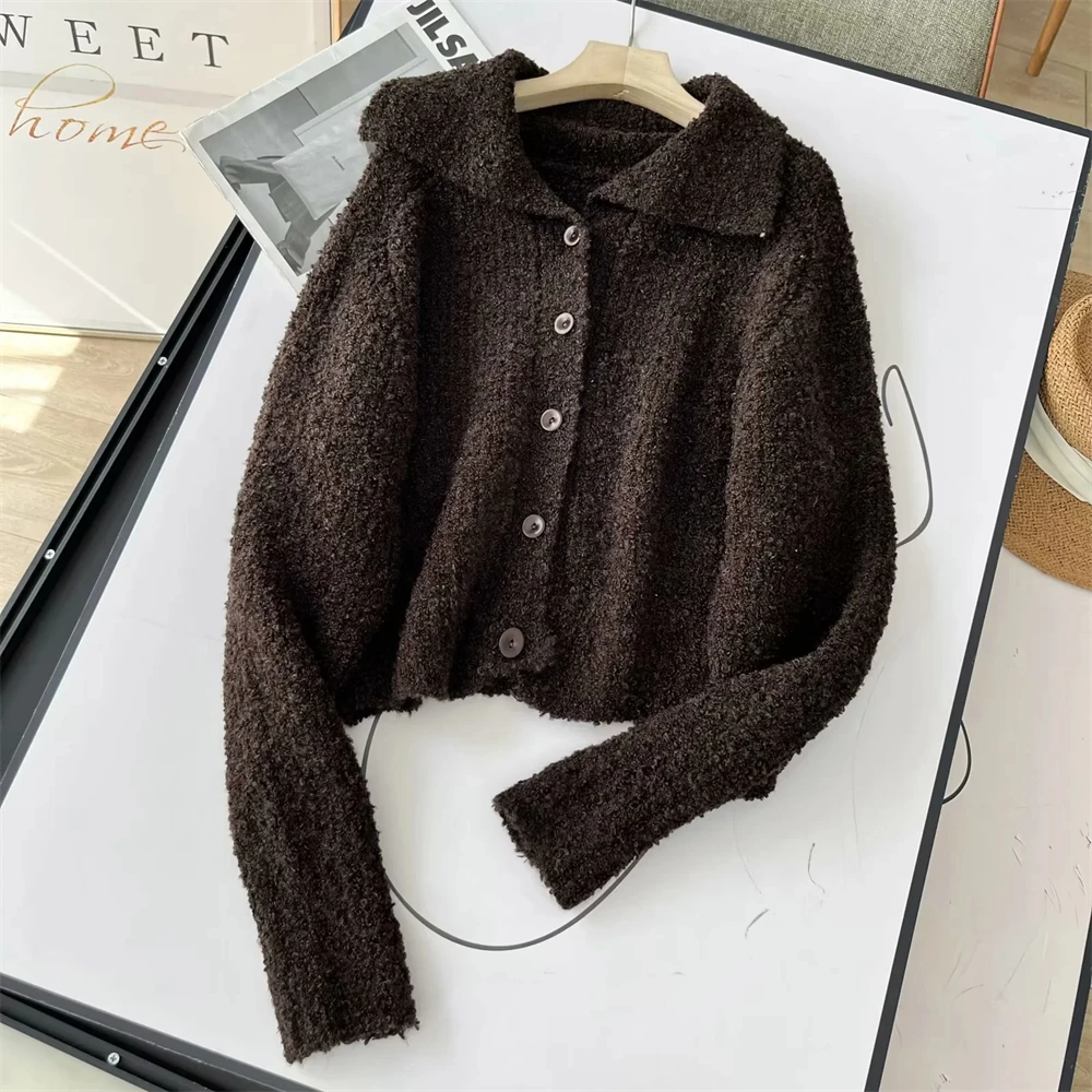 Cos Lris Knitted Cardigan Women\'s Simple and Casual Long Sleeve Sweater 2024 Autumn New Product 1203300001