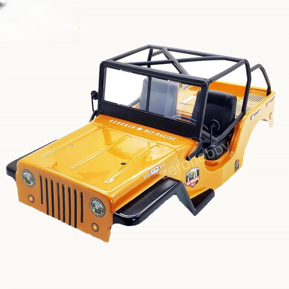 

RGT HSP 1/10 Jeep Two Door PC Printing Body Shell 285mm Wheelbase P86220 For 1/10 Off-road Crawler EX86010-CJ