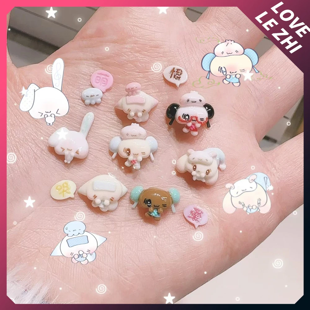 

1Pcs Kawaii Anime Merchandise Emoticons Silicone Nails Art Carving Mold Cute Diy Design Manicure Template Mold Accessories Gift