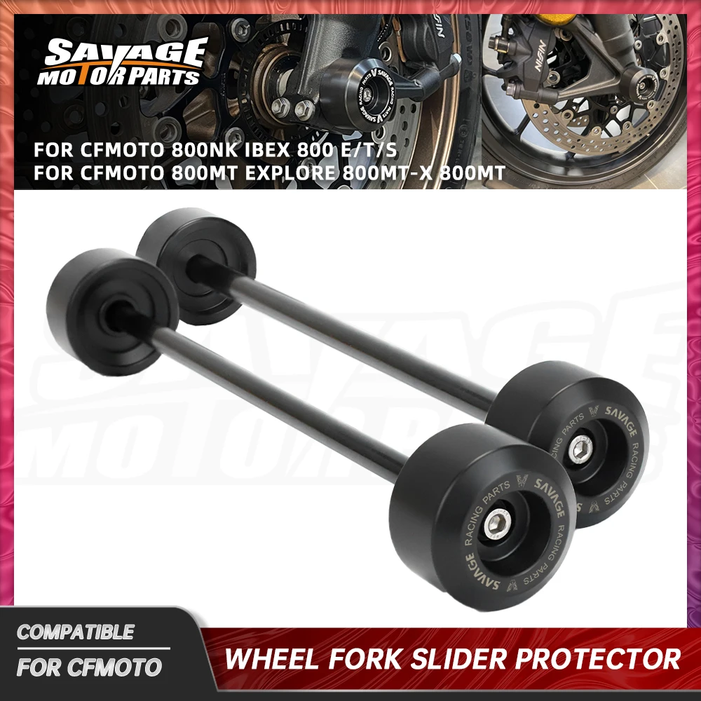 

2025 800MT 800NK Rear Front Axle Fork Crash Slider For CFMOTO 800MT-X 800MT Explore IBEX 800 E/T/S Motorcycle Wheel Protector
