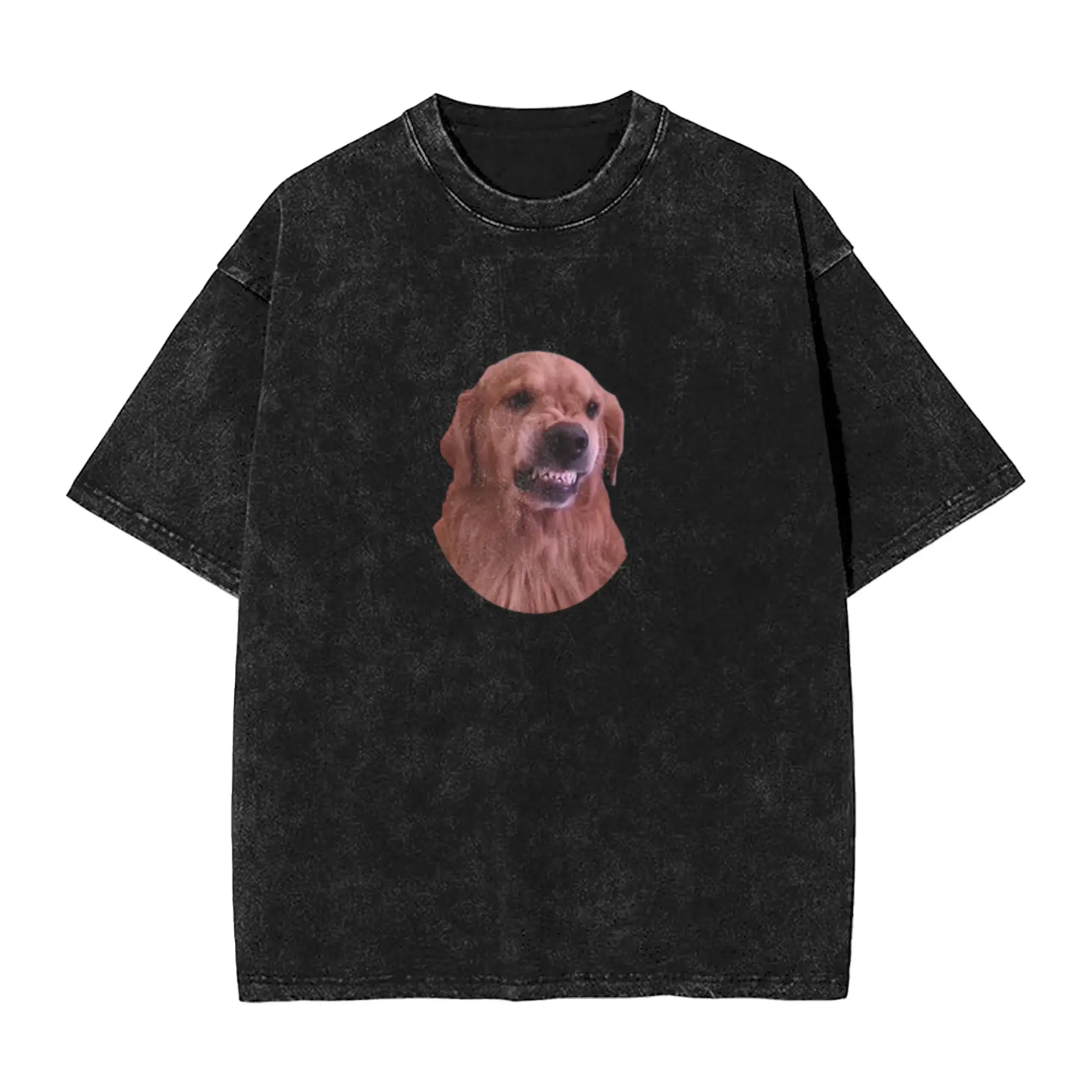 ANGRY DOG Classic Comfort A Vintage Oversized Cotton T-Shirts