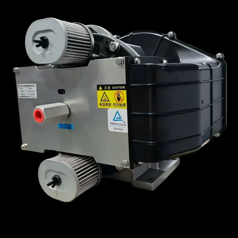 for YiBang 5.5KW 7.5hp Oil-free Scroll Air Compressor Main Engine 600L/min 8bar 3150rpm Belt Drive Industrial Compressor