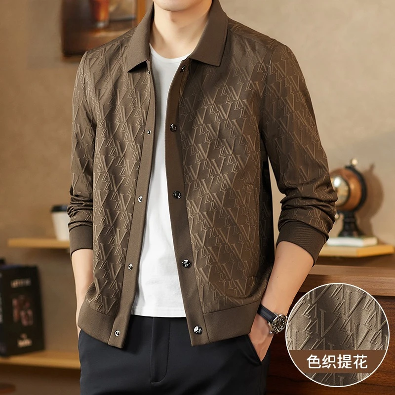 

Fashion Men Light Woven Coat Spring Autumn New Men Coat