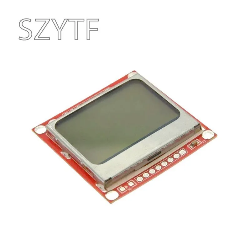 High Quality 84X48 84x84 LCD Module Red baseboard White Backlight Adapter PCB For Nokia 5110 Arduino