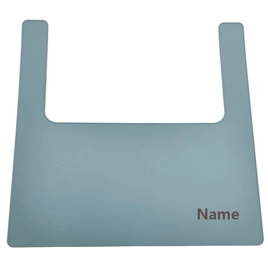 Estera de silicona para silla alta con grabado de nombre gratis para bebés, regalos creativos personalizados para niños y niñas