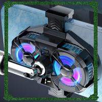 Phone Cooler Semiconductor Dual Cooling Fan Radiator Smartphone Temperature Display Heat Sink Cell Phone Gamer Coolers
