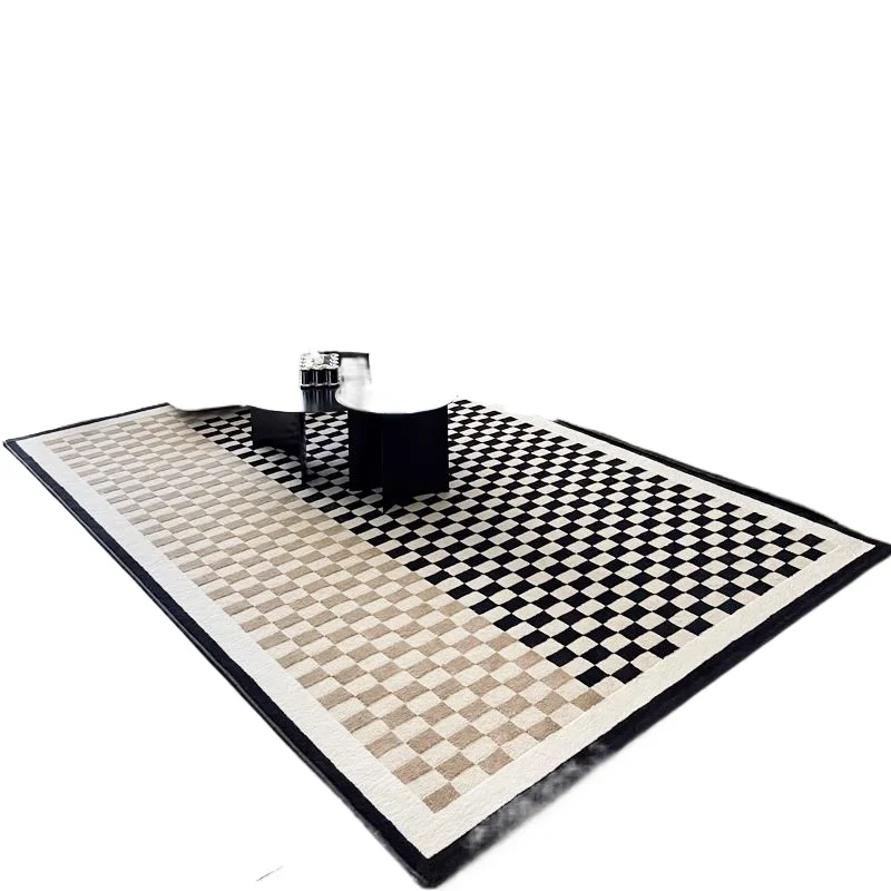 

Light luxury living room carpet minimalist sofa coffee table floor mat Nordic high-end home bedroom bedside blanket 2025 new