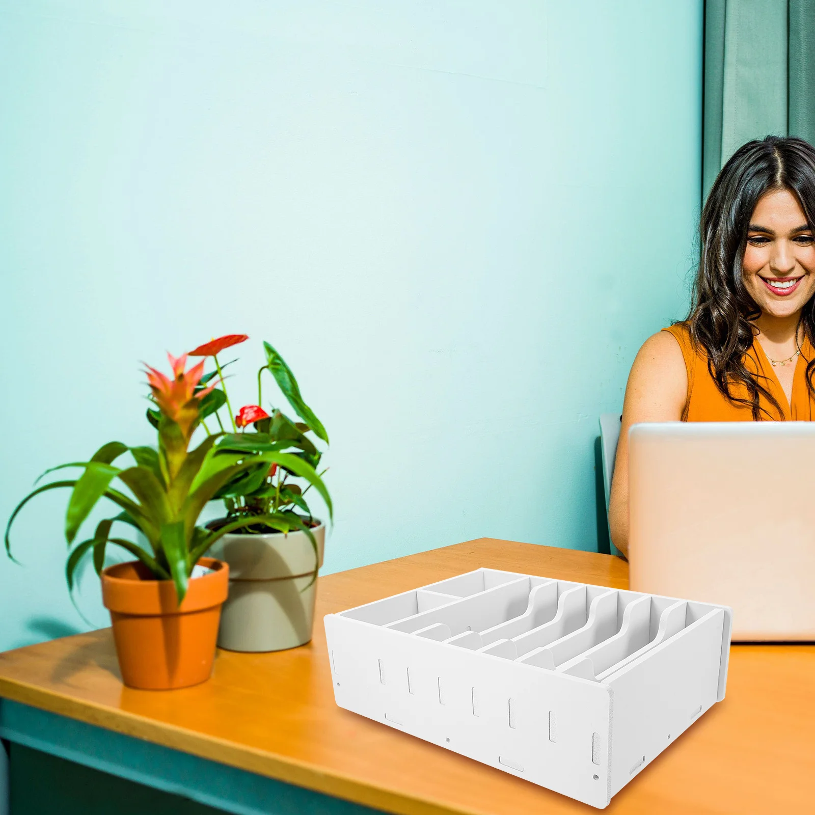 صندوق تخزين العملات المعدنية من Zero منظم النقود متعدد الشبكات لتغيير الفواتير وحامل التذاكر المكتبي وحقيبة العملات المحمولة #1