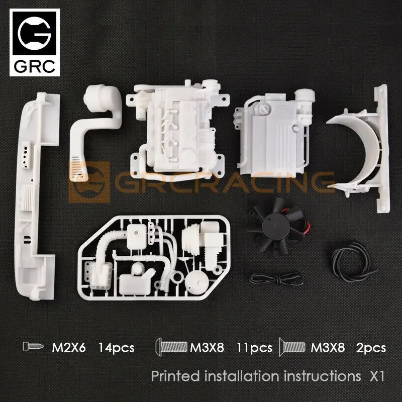 GRC Simulated Defender engine Kit For TRX-4 Defender&G156A+G156C #G156ES