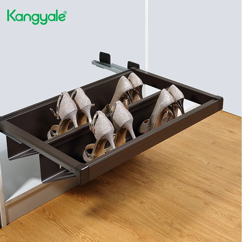 stll Kangale Muebles Modernos, Accesorios para Armario, Caja de Almacenamiento de Zapatos, Zapatero Extraíble Deslizante