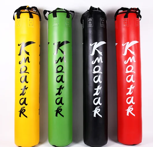 2021 Fitness Home Gym Equipment Custom Microfiber Leather Solid Boxing Punching Bag Boxing  Sandbag for Boxing Exercise