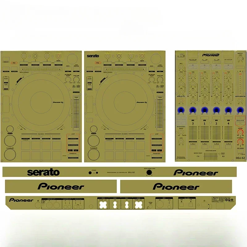 

PVC self-adhesive film DDJ-SZ skin suitable for Pioneer controllers,Multiple colors available