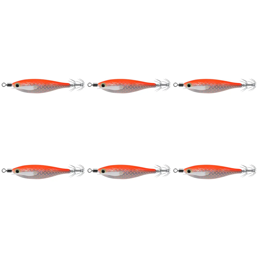 

Светящаяся приманка для кальмаров, светящаяся в темноте, для ночной рыбалки (оранжевая)