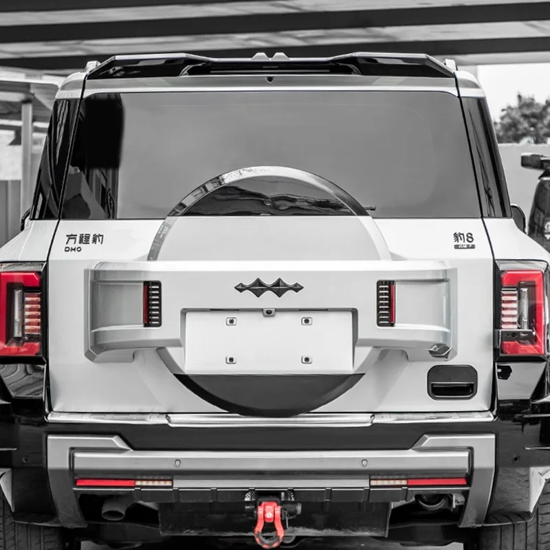 Para byd leopardo 8 spoiler mc sporting asa traseira abs telhado cauda acessórios de modificação exterior do carro 2024 2025