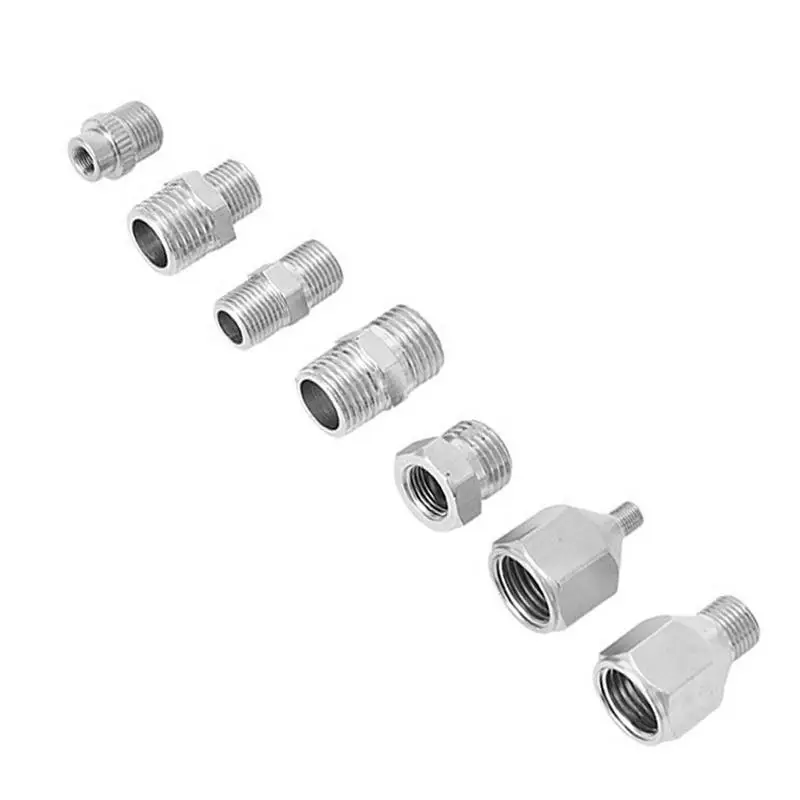 Air Hose Coupler 1/4 1/8 Inch Air Fittings Disconnect Fitting Universal Air Coupler Hose Adapter Quick Connect For Airbrush