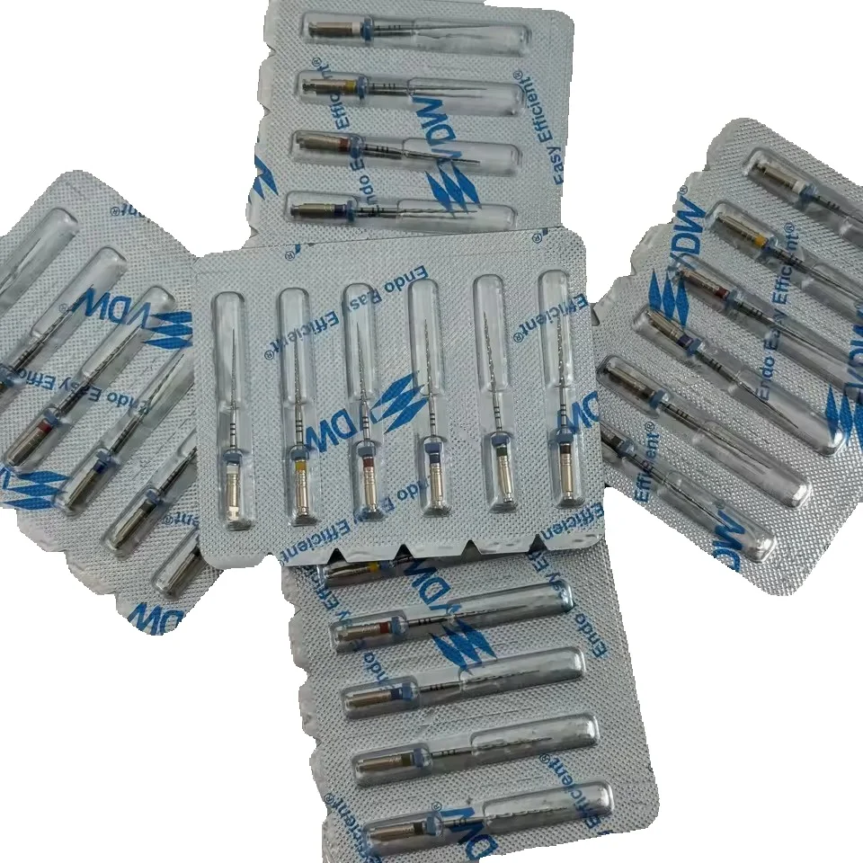 6 pièces/paquet VDW MTWO fichiers à vendre VDW Mtwo Niti fichiers paquets assortis fichiers de retrait du Canal radiculaire dentaire VDW RECIPROC