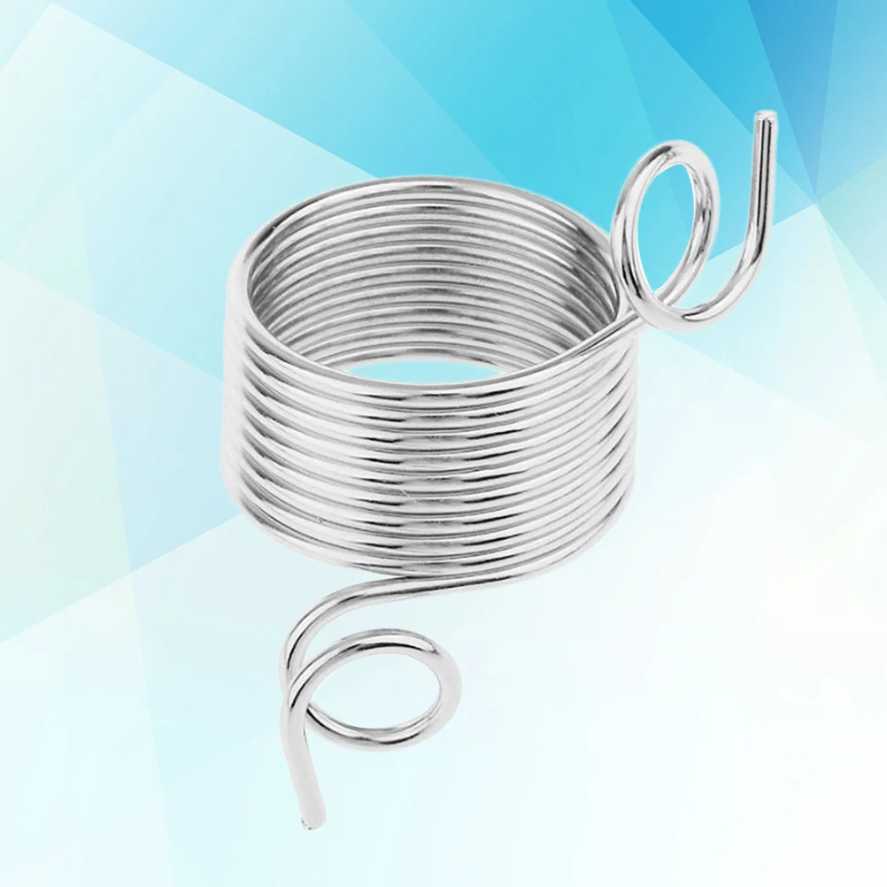

4Pcs Stainless Steel Metal Yarn Guide Ring Smooth Surface Knitting Thimble Wool Weaving Tool Norwegian Knitting Coil Thimble