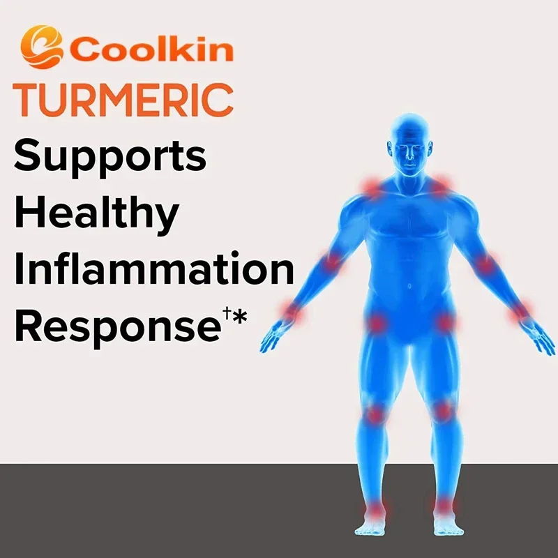 Turmeric Curcumin - Relieve Muscle and Joint Pain, Antioxidant, Immune, Heart, Brain, Skin, Digestion