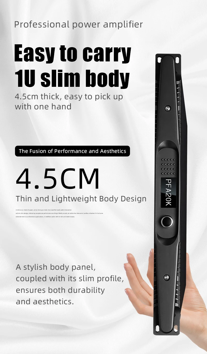 TLF PFA20K 2000 واط 4 قناة من الدرجة الأولى تضخيم موثوقة مرنة رف الرقمية Powersoft مكبر للصوت لتطبيقات التجول #1