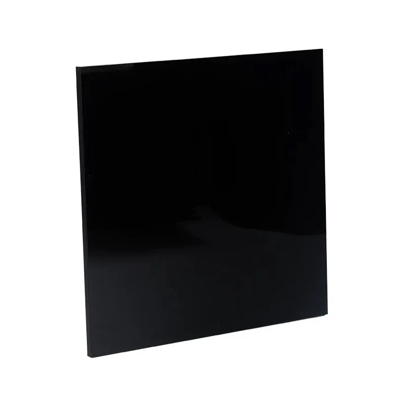 

2-10mm Single-Sided Frosted Black Acrylic Board PMMA Opaque Mirror Organic Glass