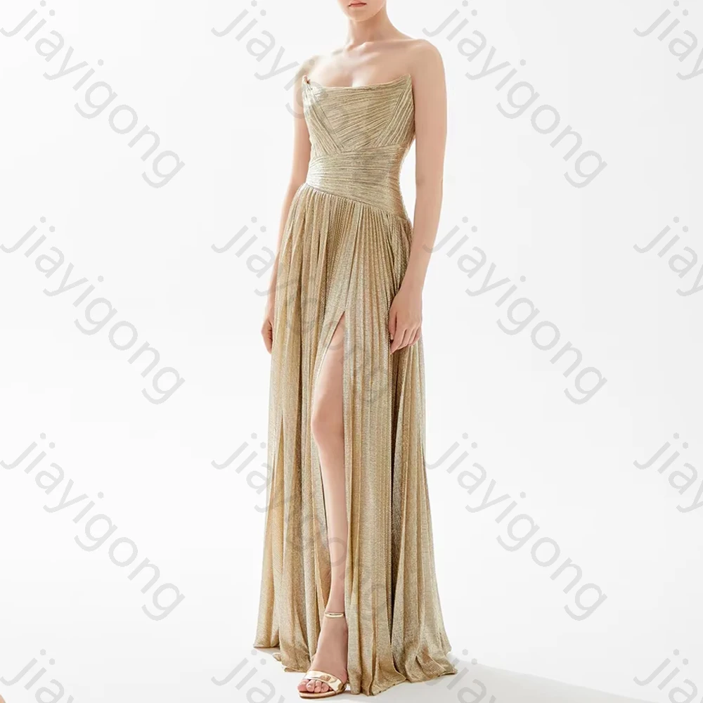 ชุดราตรีแบบมีจีบหรูหรา สายเดี่ยว ผ้าคลุมไหล่ ชุดไปงานแต่งงาน ชุดออกงานคุณภาพสูง ดีไซน์สวยงามสำหรับผู้หญิง รับตัดตามสั่ง