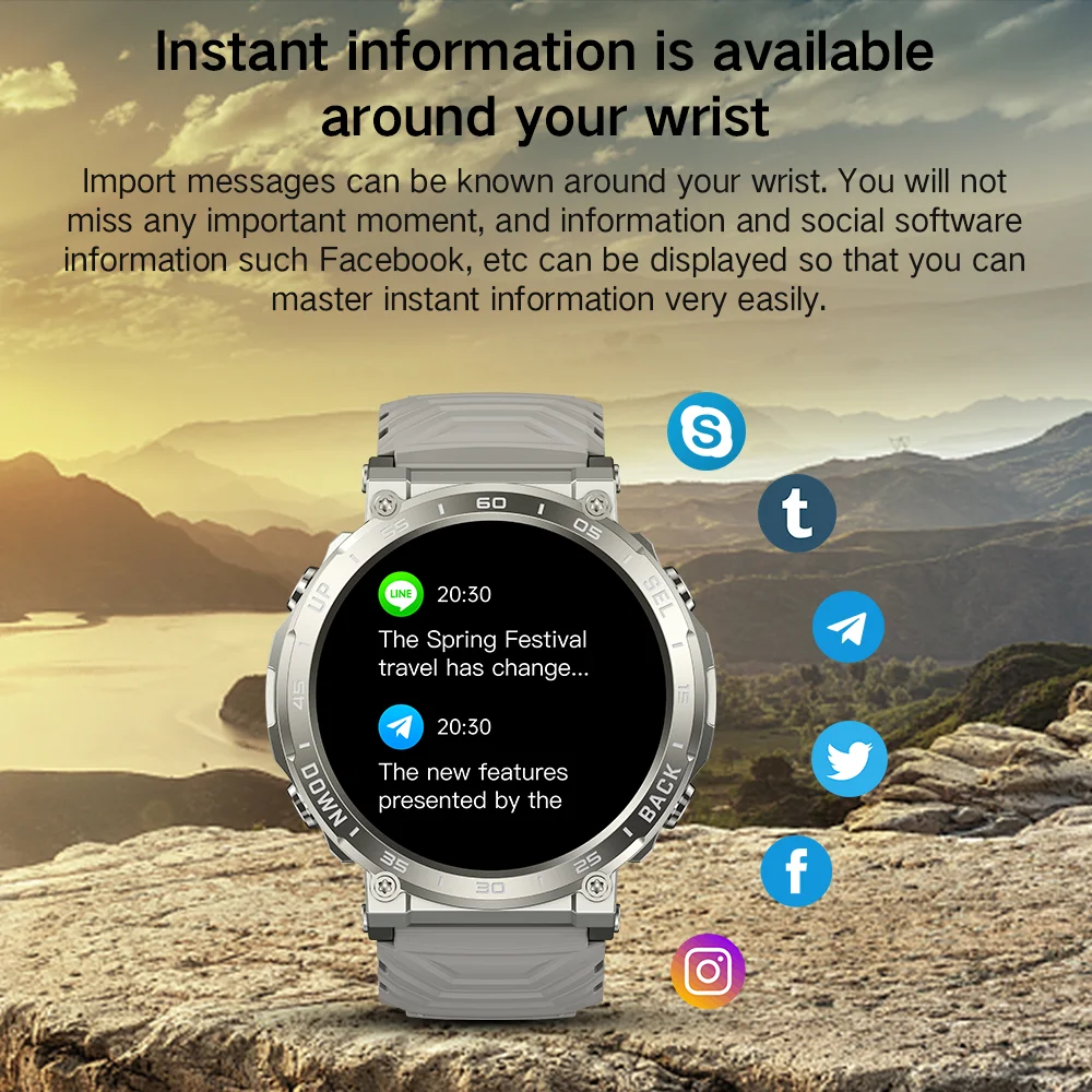 IUTECH 2024 Smart Watch For Men 1.52 Inch HD Display Touch Bluetooth Call Watch Heart Rate  IP68 Waterproof Swimming SmartWatch