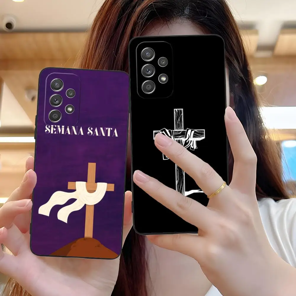 

Semana Santa Mobile Phone Case for Samsung Galaxy M55 54 42 35 34 33 32 23 22 15 14 13 12 F55 5G Colour Printing Pretty Luxury