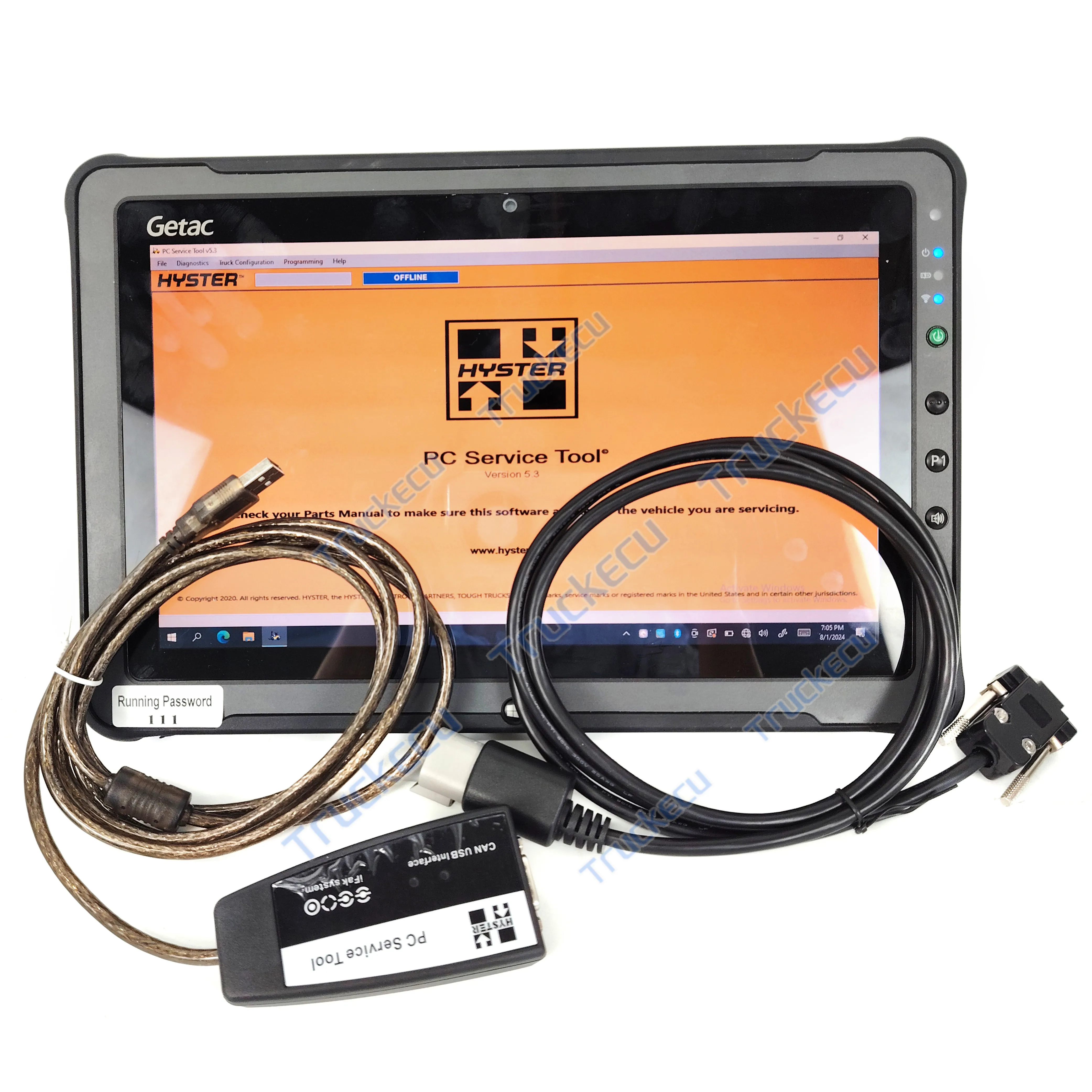 

T420 Laptop+for Hyster Yale PC Service Tool Ifak CAN USB Interface V4.99 for Forklift Diagnostic Scanner Tool