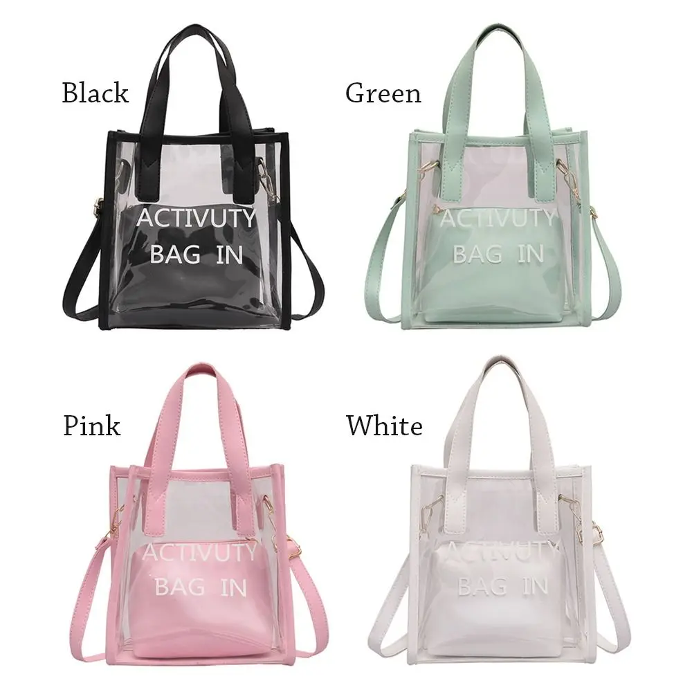 Fashion PVC Clear Crossbody Bags Shoulder Bags Jelly Bag Handbags