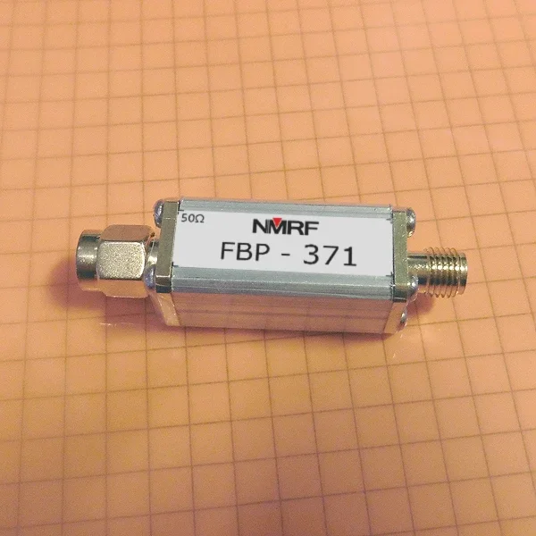 371MHz dedicated band LC bandpass filter, 1dB bandwidth 25MHz,SMA interface