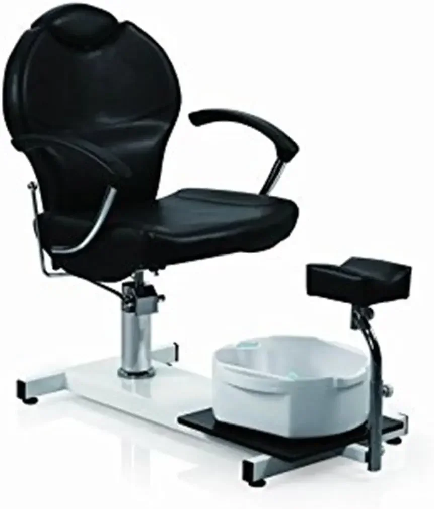 Station Black Hydraulic Spa Chair &Foot Classic Salon Massage Equipment