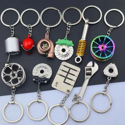 Car Speed Manual Gearbox Gear Key Chain Lever Metal Modification Cool Trend Fashion Pendant Vintage Accessories Gift New