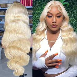 Blonde Wig 613 Body Wave Transparent 13x4 Hd Lace Frontal Wig 13x6 Hd Lace Front Preplucked Brazilian Human Hair Wigs for Women