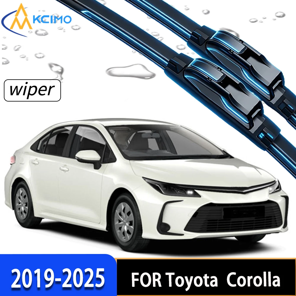 

Premium High-Performance Front Windscreen Wiper Blades with Durable Rubber, Direct Fit for Toyota Corolla E210 2019-2025