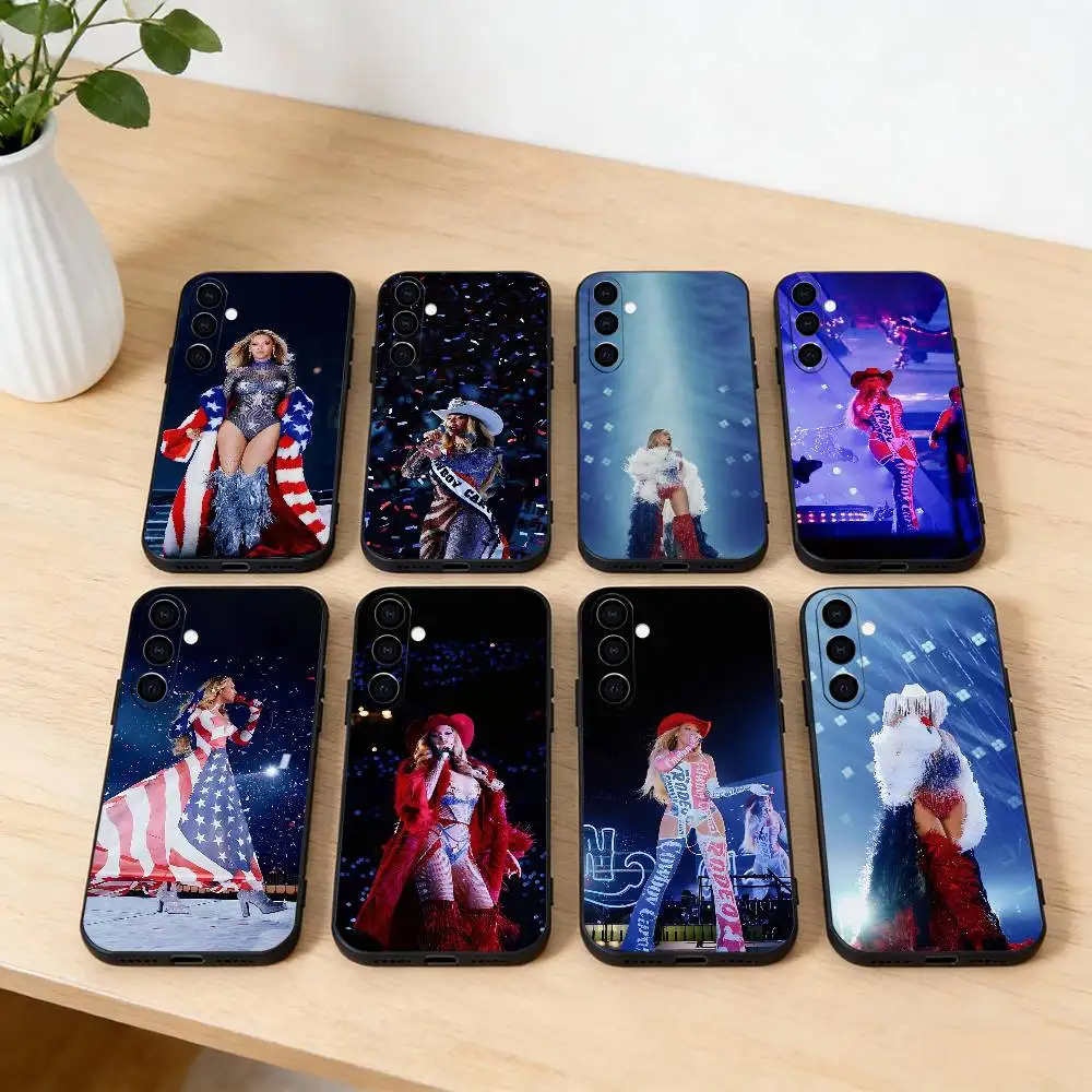 

B-Beyonce Phone Case For Samsung GalaxyA13,21s,22,31,32,52,53,71,72,73,Soft Black Cover
