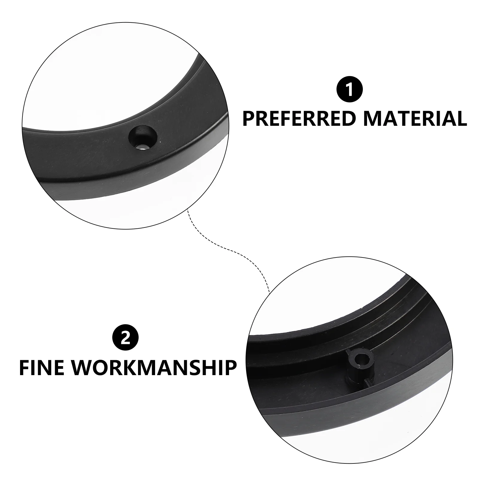 

4 Pairs Car Speaker Spacers Abs Durable Mounting Rings Auto Audio Washer Adapter For Boat Truck Rv Easy Install No Drill