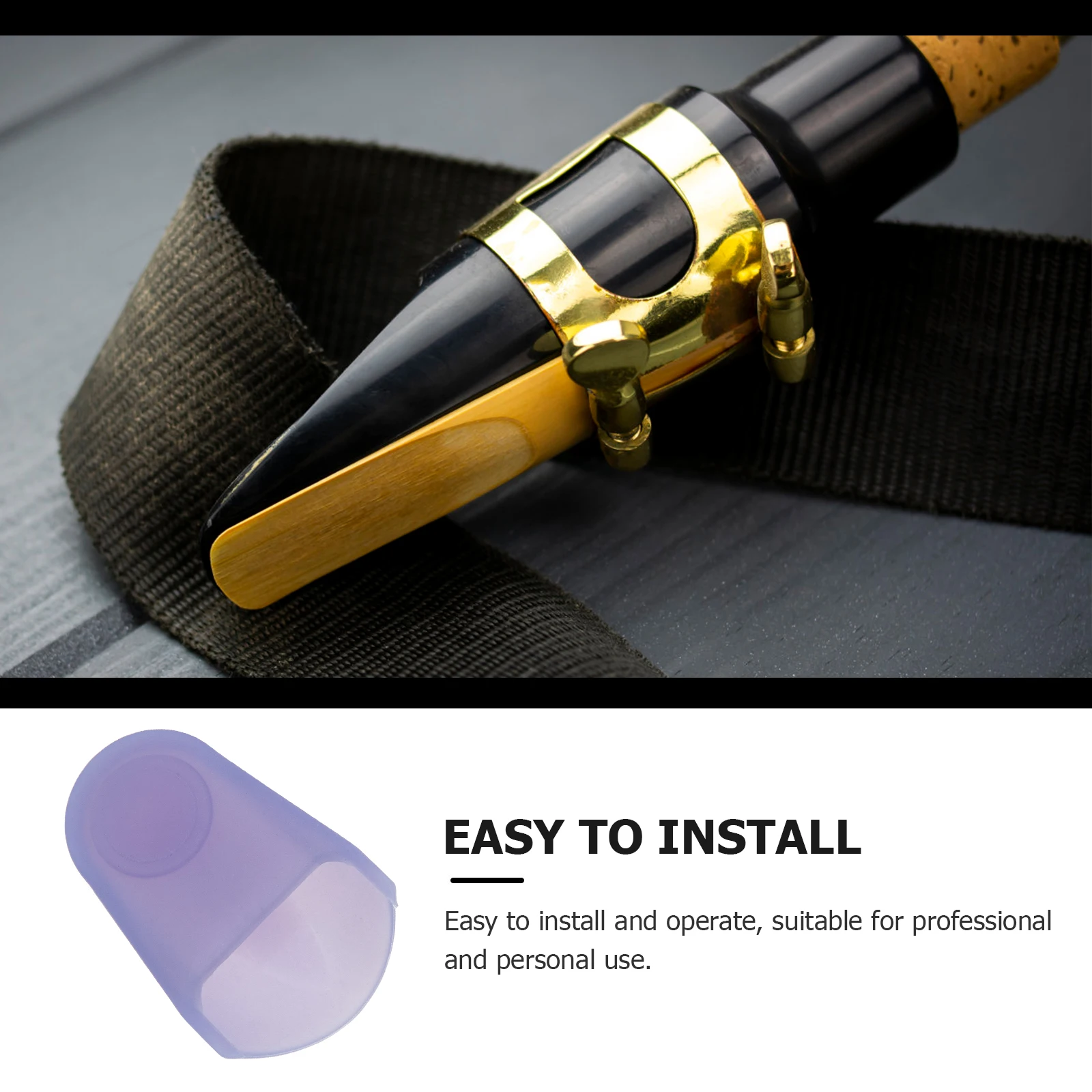 

Silicone Protective Cover Mouthpiece Protector Flute Sleeve Sax Case Clarinet Tool Lightweight Portable Practical Professional