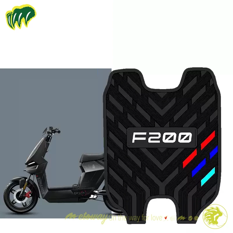 

Для Niu F200 резиновая подставка для ног, напольный коврик, ковер, мотоциклетные коврики, педаль, противоскользящая, водонепроницаемая, высокая посадка, высокое качество