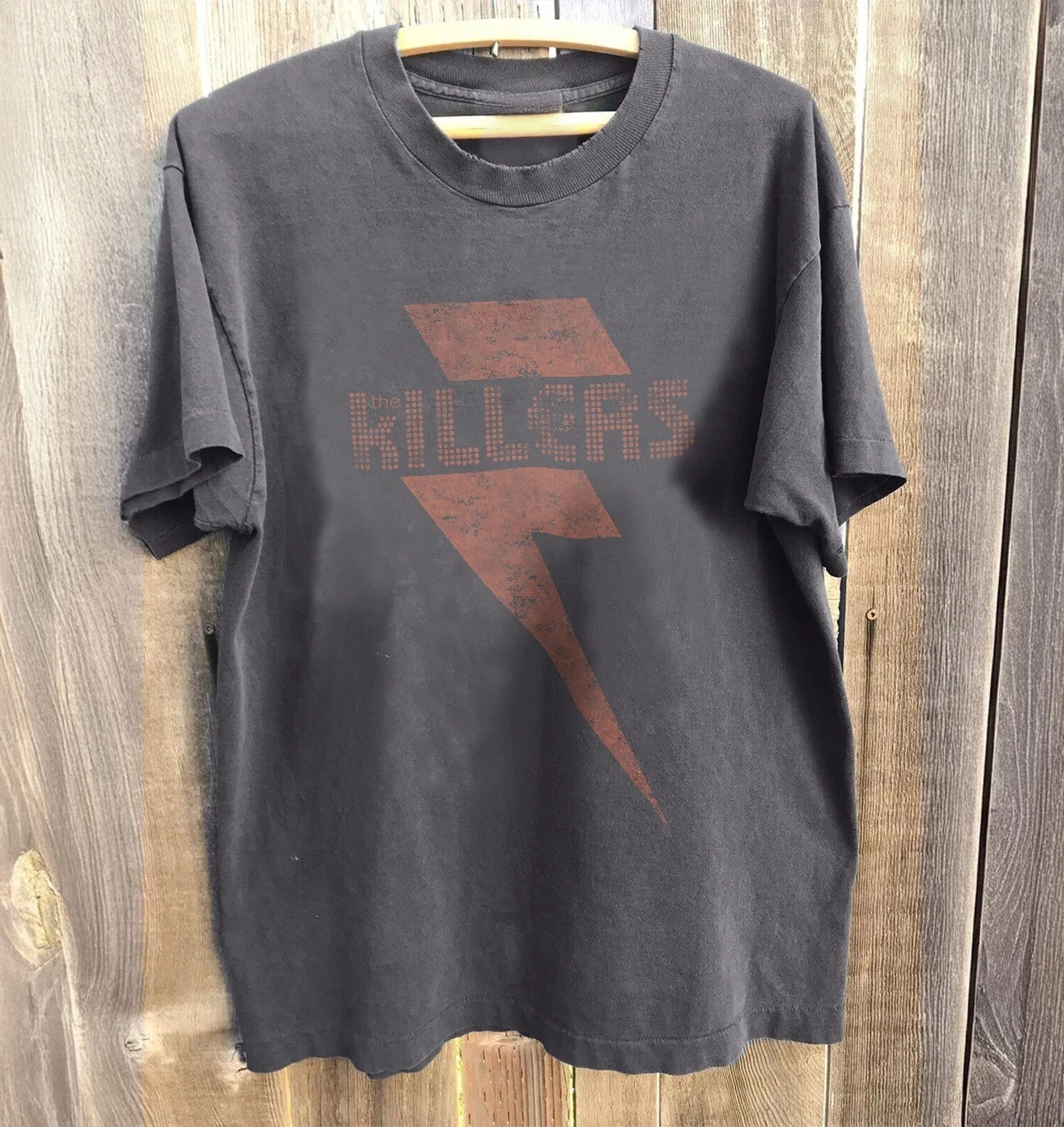 2026 Summer Women's Retro The Killers T-shirt Cotton and Breathable Short Sleeve Streetwear Oversized Loose Casual
