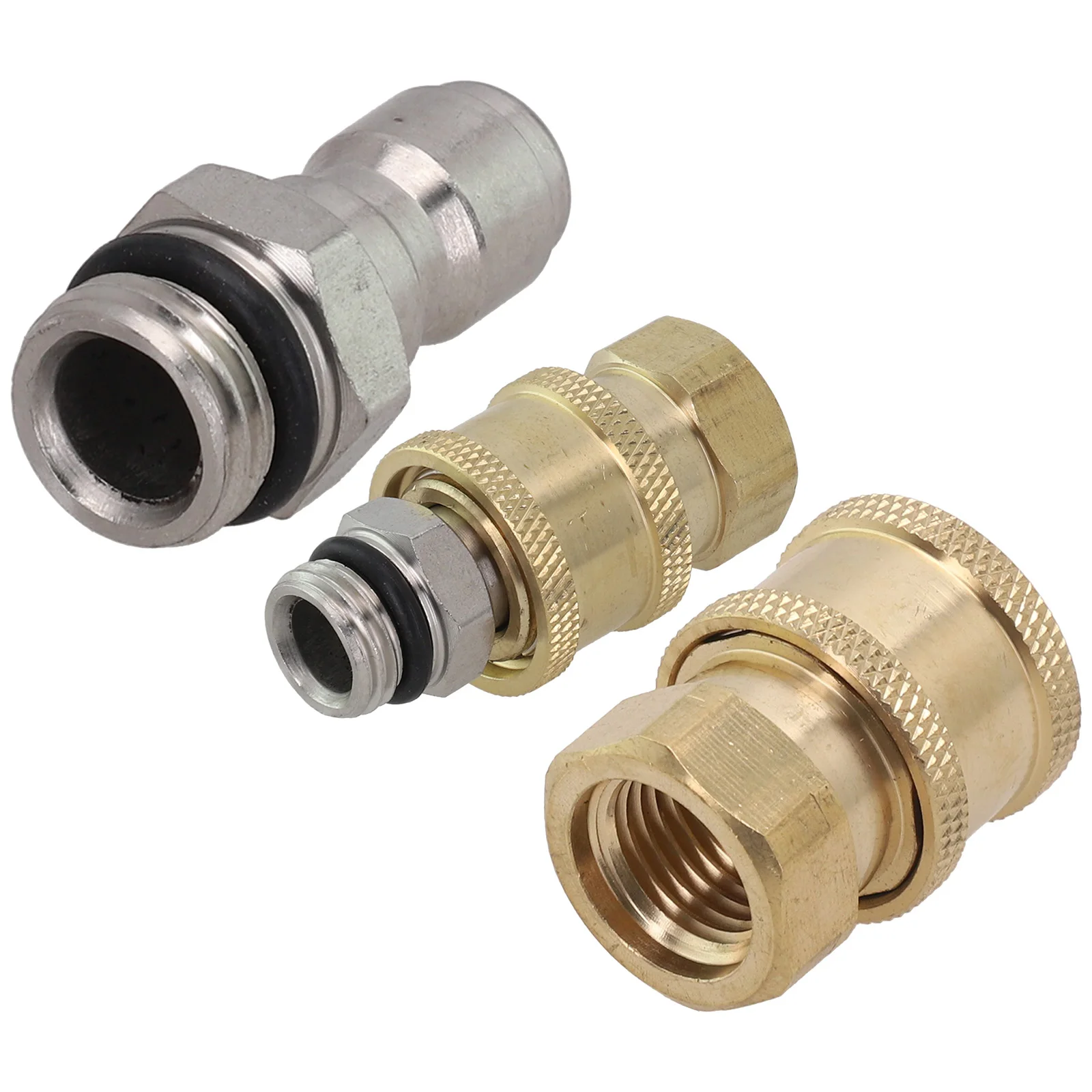 1 st Hogedrukreiniger Nozzle 1/4 \\\ "Snelkoppeling Koppeling Met G1/4 Mannelijke Binnendraad Fitting adapter Snelkoppeling