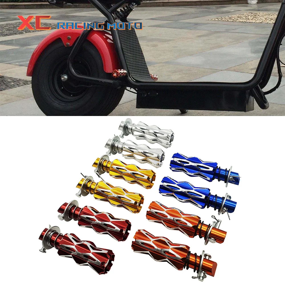 5 Colors Electric Scooter Pedals Aluminum Alloy Foot Peg For Halei Electric Scooter Citycoco Electric Scooter Universal Parts