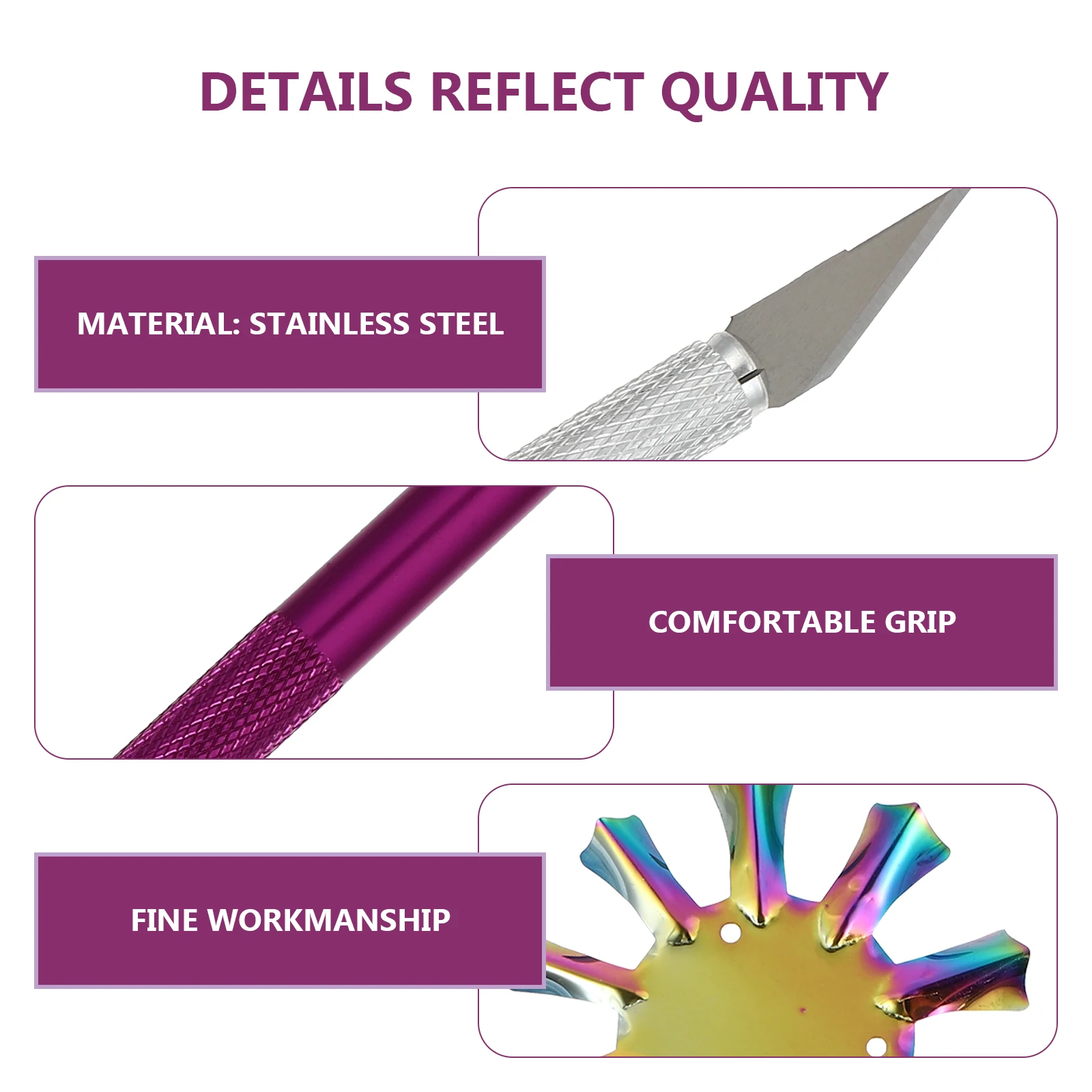 

French Manicure Kit Fingernail Making Template High-carbon Steel Gel Cutter Tool