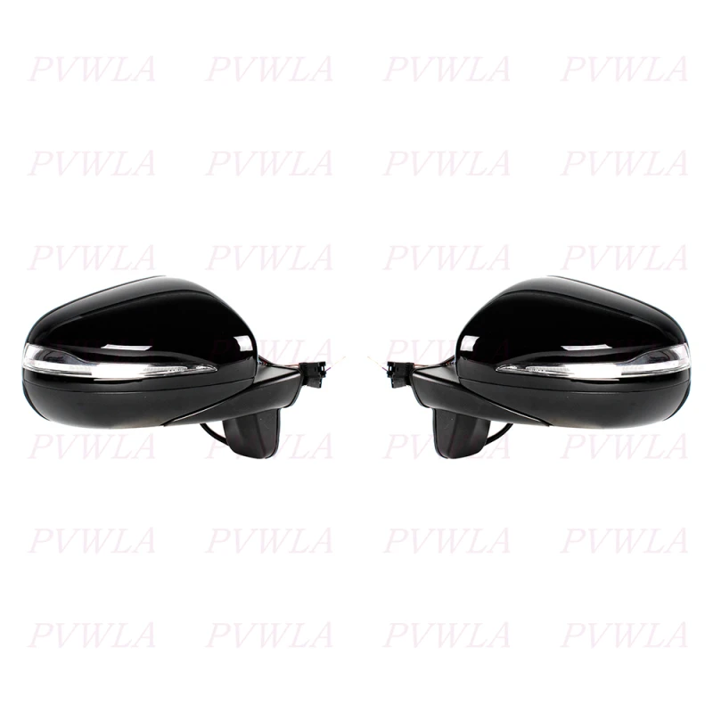 10Pin Black Painted Turn Lamp Mirror Assembly For Benz W463 G-Class G500 G63 2005 2006 2007 2008 2009 2010 2011 Car Accessories