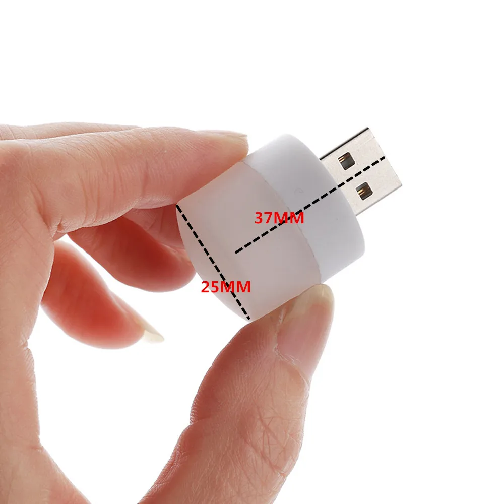 USB Plug Mini Night Light Small Book Lamps LED Eye Protection Reading Light Computer Notebook Adapter Power Supply