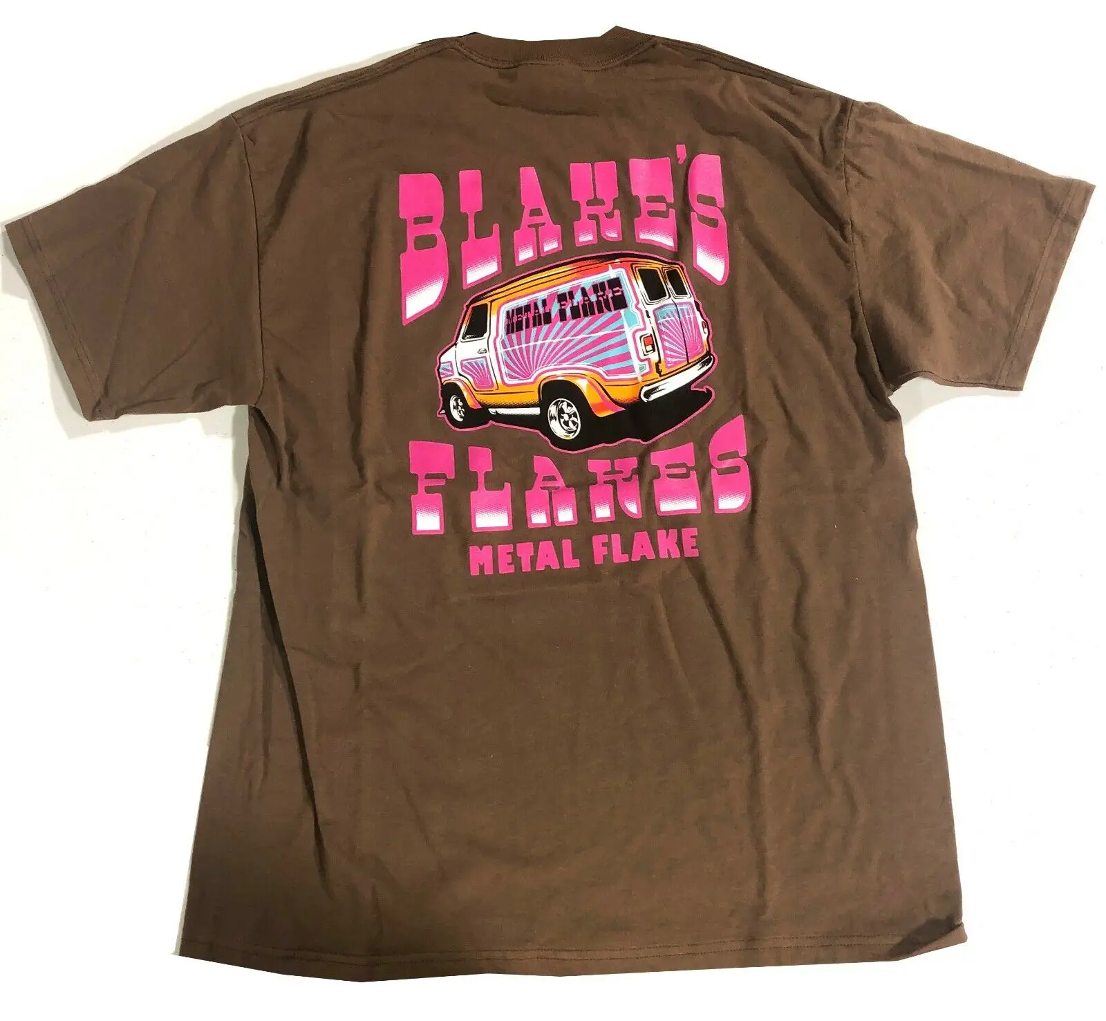 Blake's Flakes Metal Flake T-shirt Brown