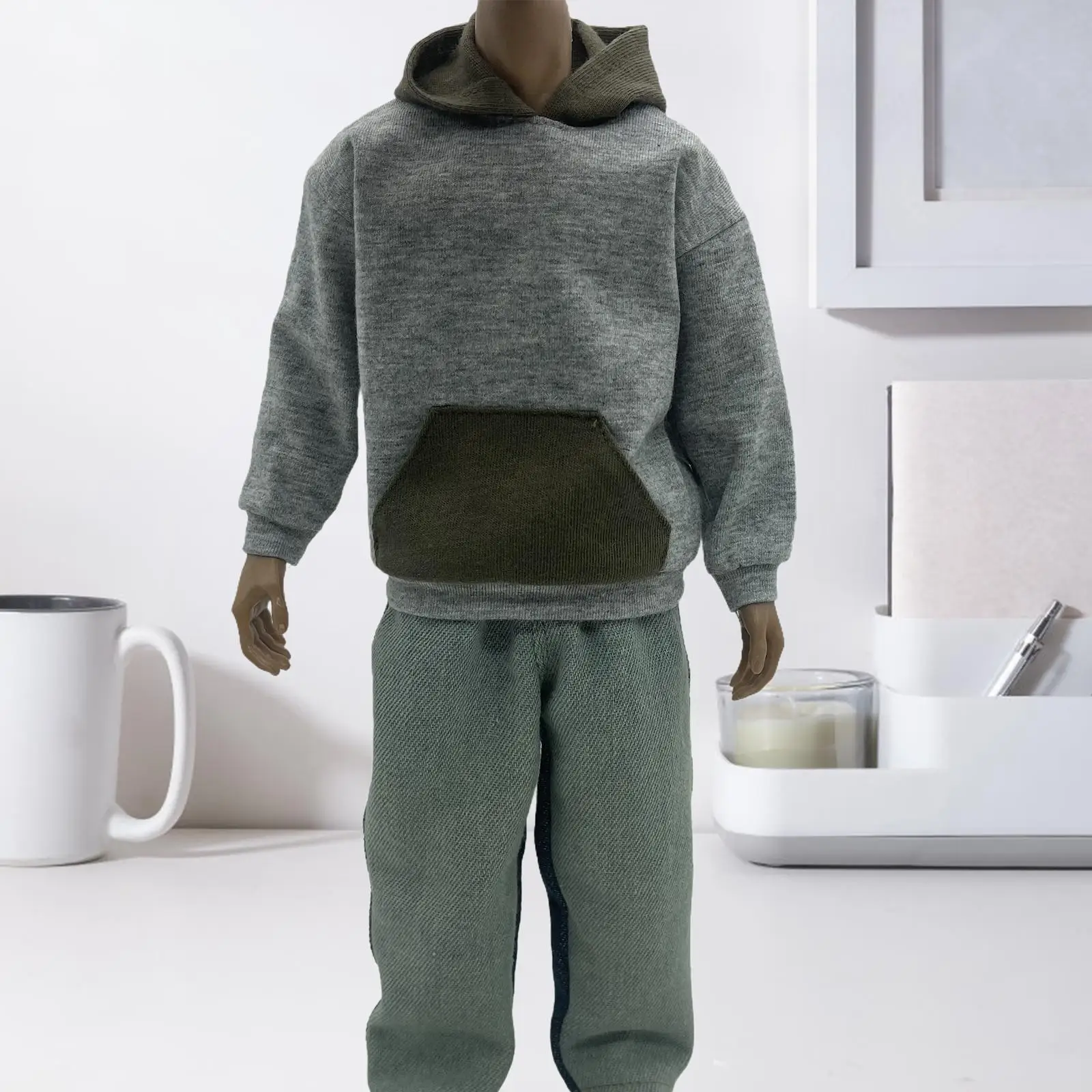 1/6 スケールアクションフィギュアパーカー迷彩軍服スーツパンツスタイリッシュなふりプレイアクセスシーン写真人形アクセサリー