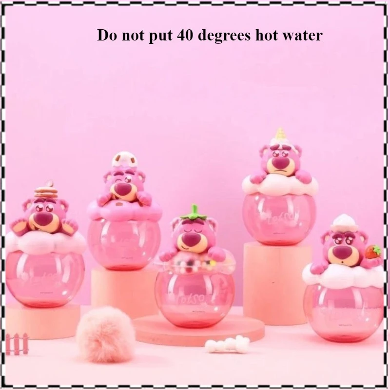 Disney Toy Story Lotso It's Me Series Blind Box Strawberry Bear Mini Water cup Anime Figure Mystery Box Kawaii Girl Toy
