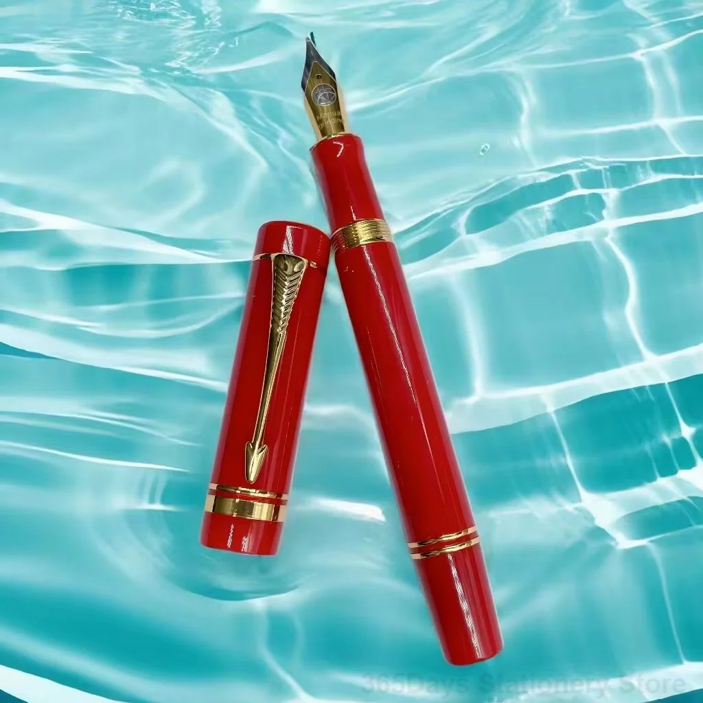 

Lemon M2 Piston Ink Acrylic Calligraphy Practice Fountain Pen Blade Long Knife Business Pen Nib Hand-Polished Writing Stationery